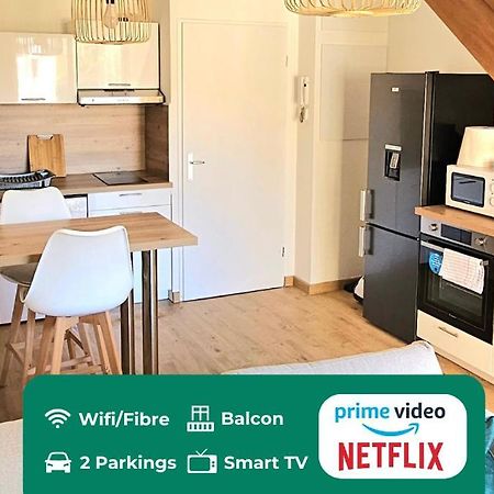 T3 Duplex Thonon Centre - Parking - Gare - Thermes Екстер'єр фото
