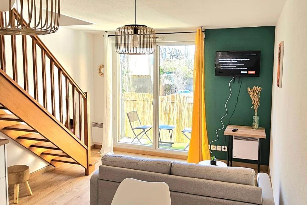T3 Duplex Thonon Centre - Parking - Gare - Thermes Екстер'єр фото